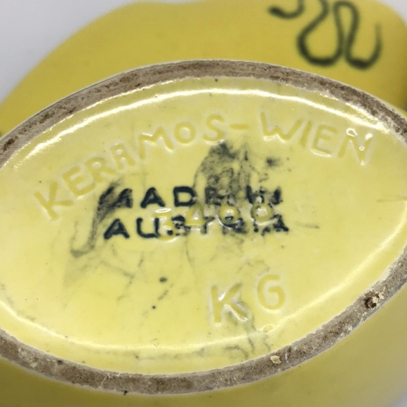 Vintage Vase & Lidded Bowl, Made in Austria - Picture 4 of 5